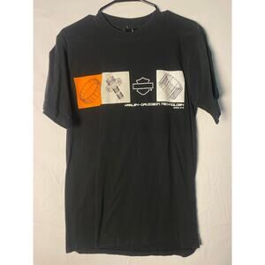 Harley Davidson Technology Graphic Print Shirt Conrad's Juliet, IL Men's Medium?